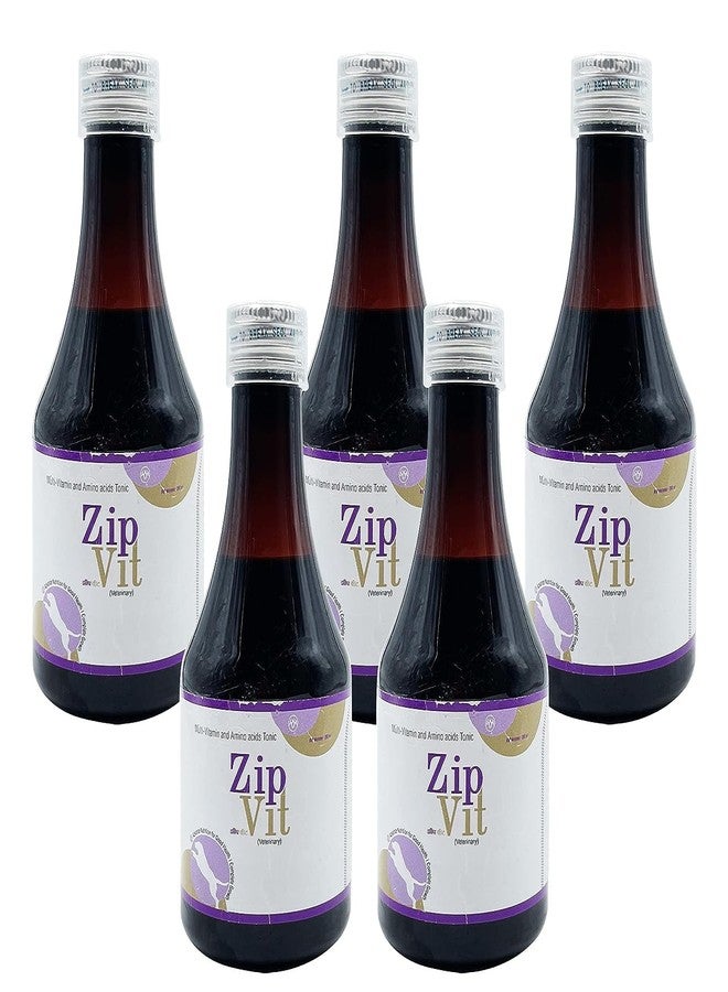 BULLYPET ZipVit multivitamin for Dogs| Amino Acid Dog Supplement| Immunity Booster & Appetite Stimulation for Dogs & Cats (Pack of 5) - Image 1